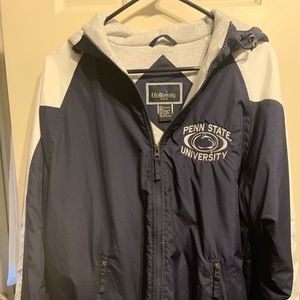 Men’s Penn State logo lined windbreaker with zip